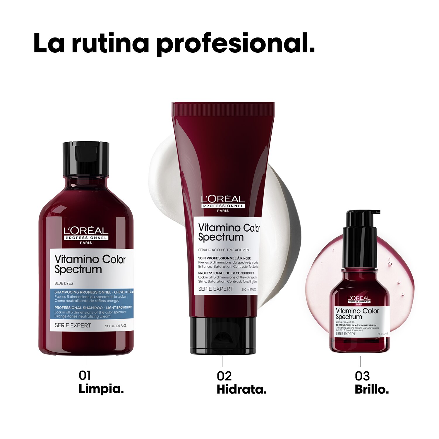 L'OREAL PROFESSIONNEL SE SPECTRUM BLUE SHAMPOO (SHAMPOO NEUTRALIZADOR PARA CABELLO CASTAÑO CLARO)